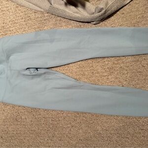 L Fabletics PowerHold Light Blue Leggings